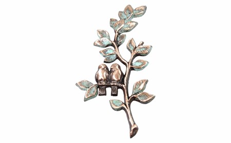 Bladranke med patinering