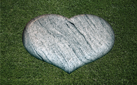 Hjerte Viscont White - Fuldpoleret