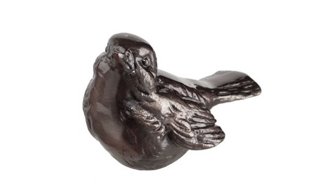 Gråspurv - kigger op